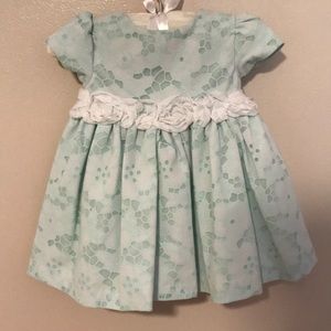 Marmellata mint green 6/9 month dress